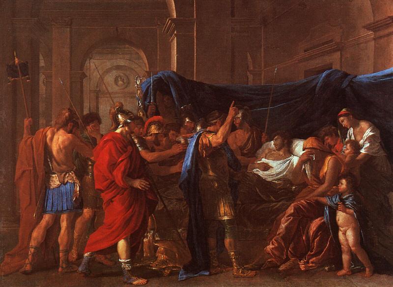 Nicolas Poussin The Death of Germanicus oil painting picture